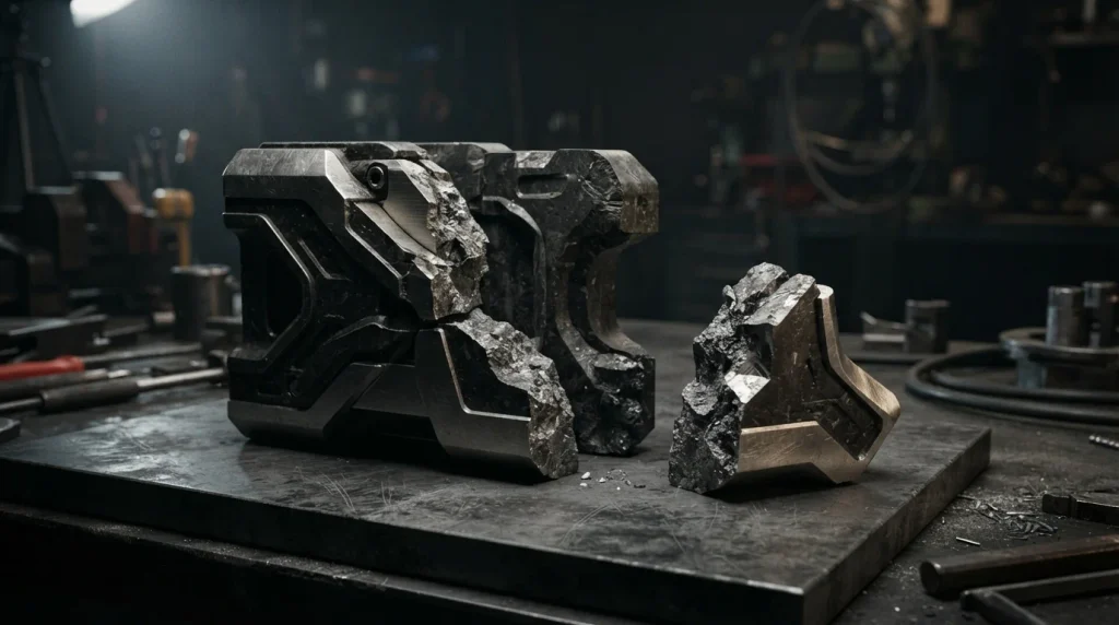 A distinct part or portion cut, broken, or separated from a whole.