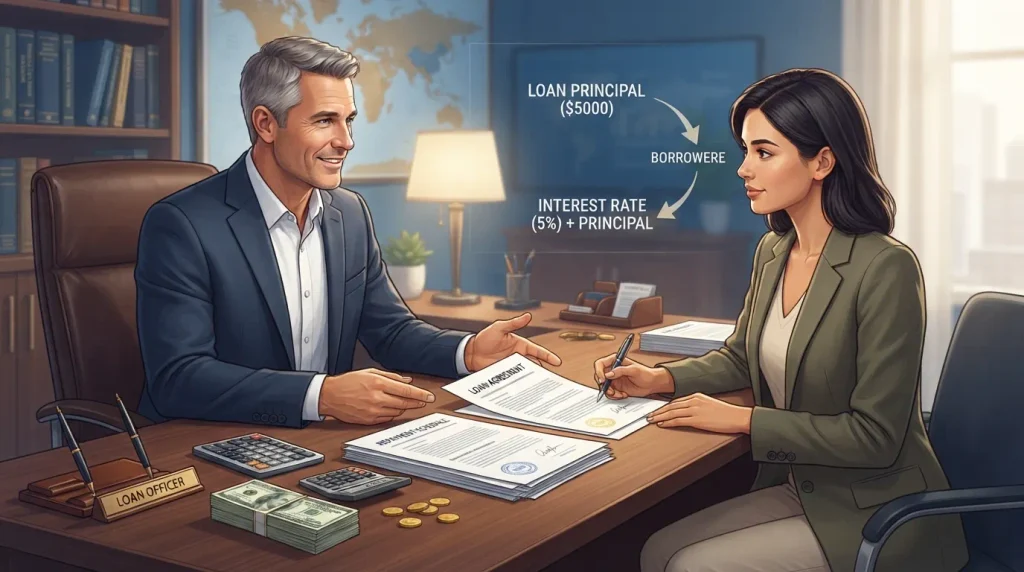 A person or firm that lends money to individuals, often charging high interest.