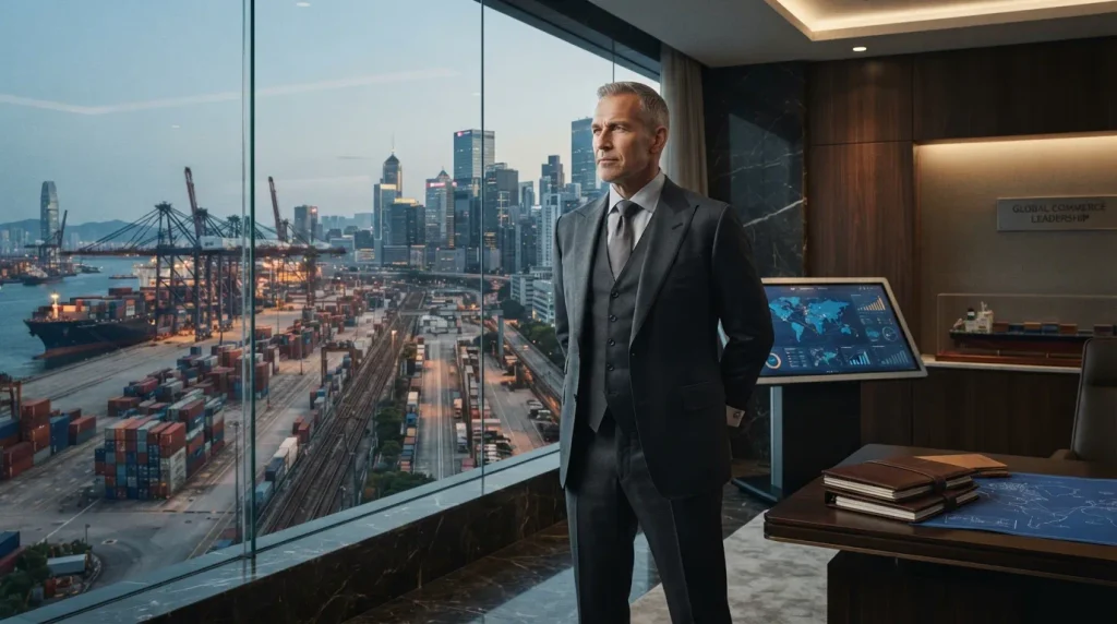 A wealthy and influential business leader in a specific industry.