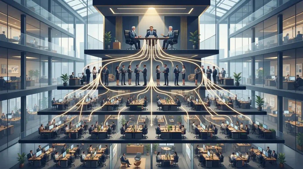 Bureaucratic: Strict Hierarchy and Authority Structure