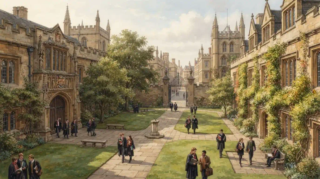 Campus: Historic European University Grounds