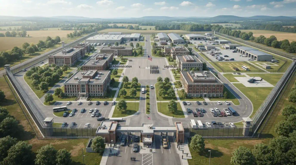 Campus: Military and Government Institutional Grounds