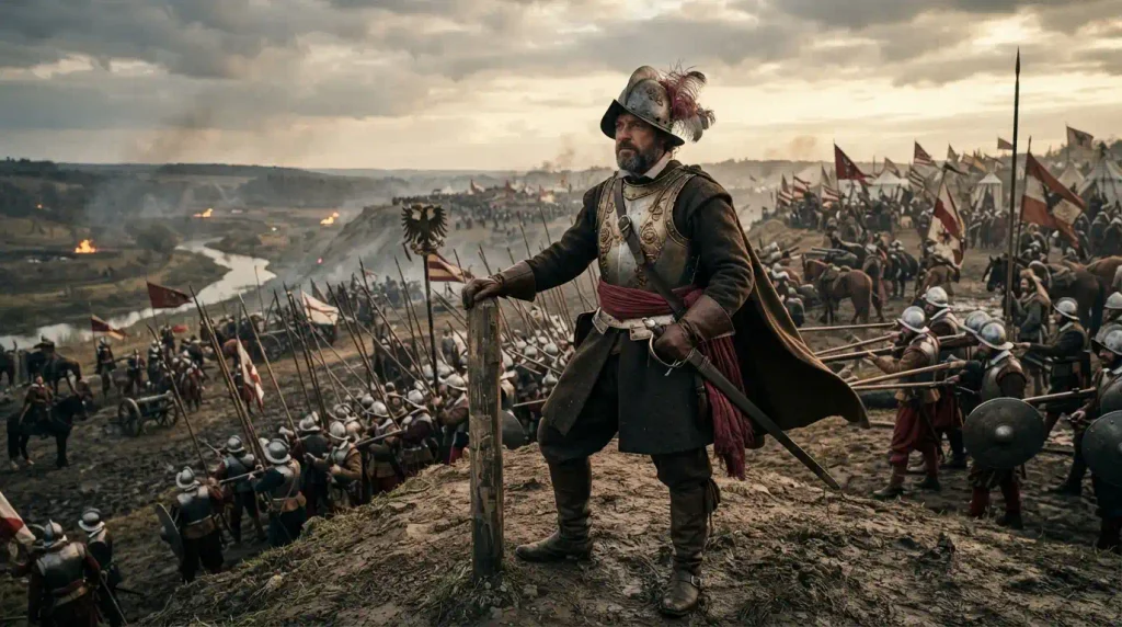 Demonstrating a willingness to fight or wage war.