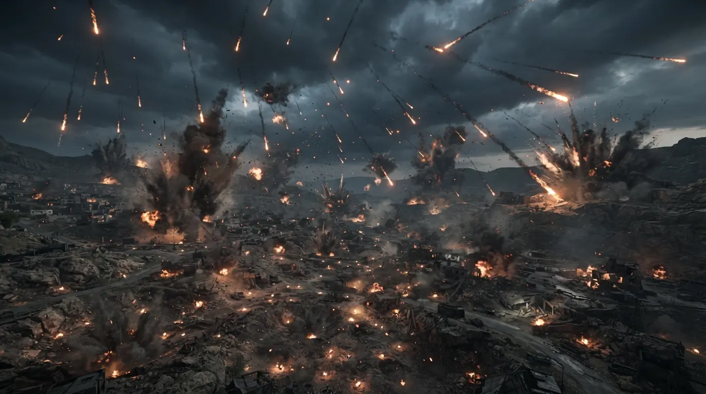 synonym for bombardment