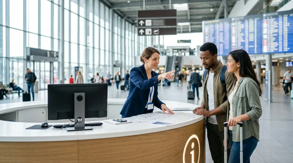 Synonym for Concierge in Public Information Services
