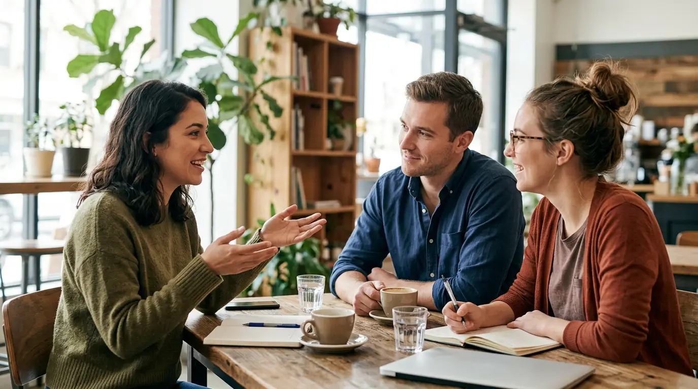 Synonym for conversating
