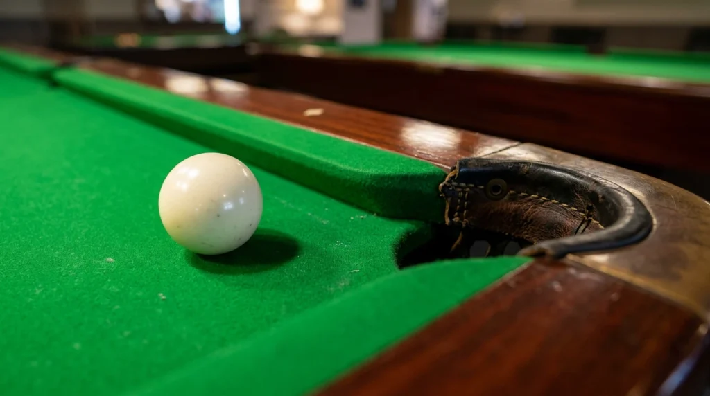 Synonym for Corner in Pool Table Pockets